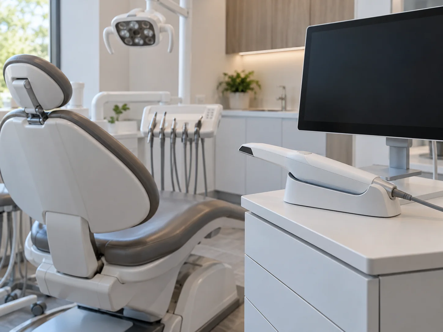 Skaner dentar në dhomën e trajtimit